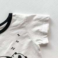 Load image into Gallery viewer, Baby Unisex Animals Cartoon Print Rompers And Hats Wholesale 220330215
