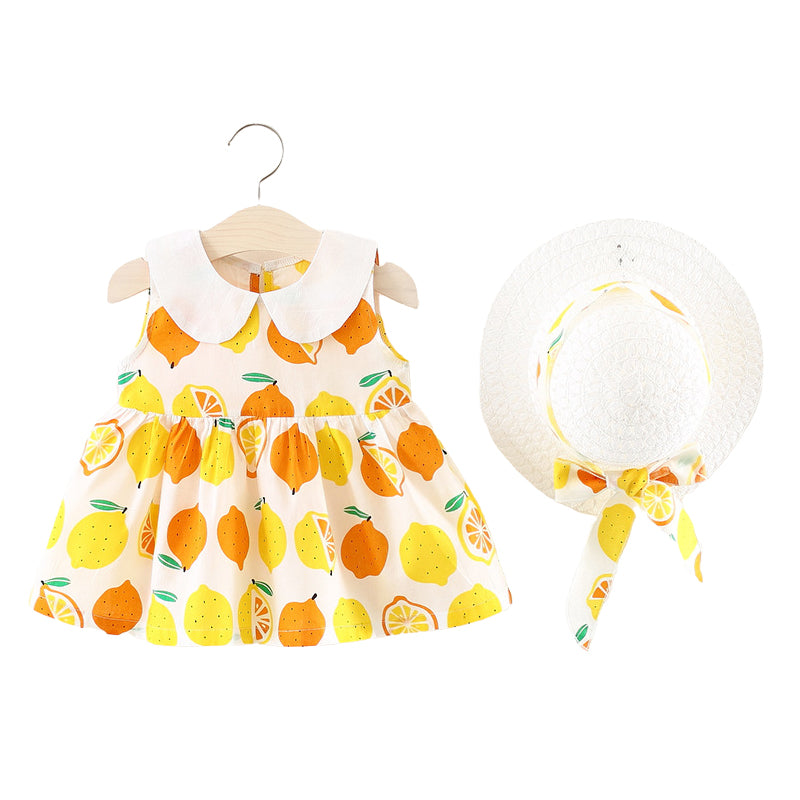 Baby Kid Girls Fruit Dresses Wholesale 22033022