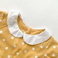 Load image into Gallery viewer, 2 Pieces Set Baby Girls Polka dots Headwear And Rompers Wholesale 220330224
