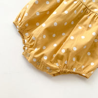 Load image into Gallery viewer, 2 Pieces Set Baby Girls Polka dots Headwear And Rompers Wholesale 220330224
