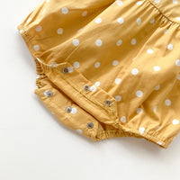 Load image into Gallery viewer, 2 Pieces Set Baby Girls Polka dots Headwear And Rompers Wholesale 220330224
