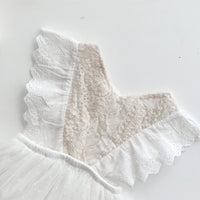 Load image into Gallery viewer, Baby Girls Solid Color Lace Embroidered Rompers Wholesale 220330248
