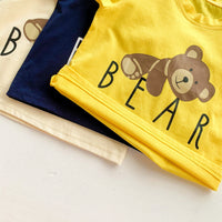 Load image into Gallery viewer, 2 Pieces Set Baby Unisex Animals Cartoon Print T-Shirts And Solid Color Shorts Wholesale 220330254
