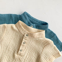 Load image into Gallery viewer, Baby Boys Solid Color Rompers Wholesale 220330256
