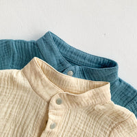 Load image into Gallery viewer, Baby Boys Solid Color Rompers Wholesale 220330256
