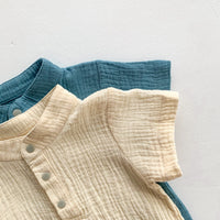 Load image into Gallery viewer, Baby Boys Solid Color Rompers Wholesale 220330256
