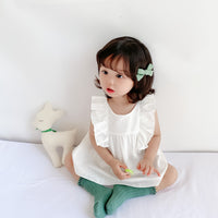 Load image into Gallery viewer, Baby Girls Solid Color Dresses Wholesale 220330263
