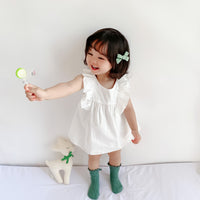 Load image into Gallery viewer, Baby Girls Solid Color Dresses Wholesale 220330263
