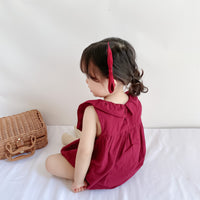 Load image into Gallery viewer, Baby Girls Solid Color Dresses Wholesale 220330263
