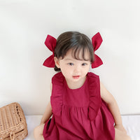 Load image into Gallery viewer, Baby Girls Solid Color Dresses Wholesale 220330263
