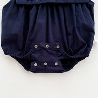 Load image into Gallery viewer, Baby Girls Flower Embroidered Rompers Wholesale 220330279
