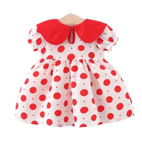 Load image into Gallery viewer, Baby Girls Polka dots Dresses Wholesale 220330296
