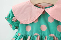 Load image into Gallery viewer, Baby Girls Polka dots Dresses Wholesale 220330296
