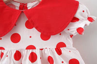 Load image into Gallery viewer, Baby Girls Polka dots Dresses Wholesale 220330296
