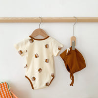 Load image into Gallery viewer, Baby Unisex Animals Print Rompers Wholesale 220330301
