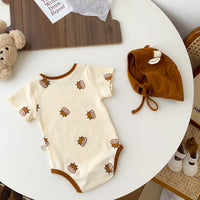 Load image into Gallery viewer, Baby Unisex Animals Print Rompers Wholesale 220330301
