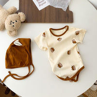 Load image into Gallery viewer, Baby Unisex Animals Print Rompers Wholesale 220330301
