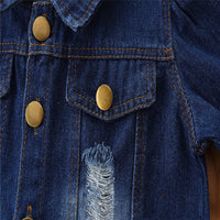 Load image into Gallery viewer, Baby Kid Unisex Ripped Jackets Outwears Wholesale 220330307
