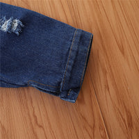 Load image into Gallery viewer, Baby Kid Unisex Ripped Jackets Outwears Wholesale 220330307
