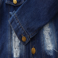Load image into Gallery viewer, Baby Kid Unisex Ripped Jackets Outwears Wholesale 220330307
