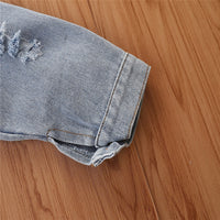 Load image into Gallery viewer, Baby Kid Unisex Ripped Jackets Outwears Wholesale 220330307
