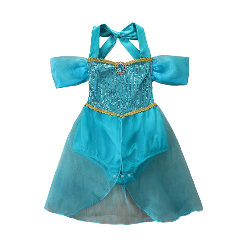 Baby Girls Solid Color Rompers Wholesale 220330312