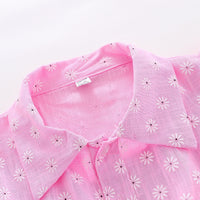 Load image into Gallery viewer, Baby Girls Flower Bow Embroidered Dresses Wholesale 22033033

