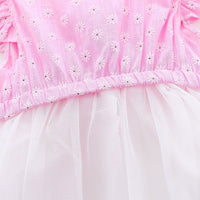 Load image into Gallery viewer, Baby Girls Flower Bow Embroidered Dresses Wholesale 22033033
