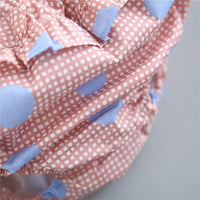 Load image into Gallery viewer, 2 Pieces Set Baby Girls Polka dots Checked Print Tops And Shorts Wholesale 22033036

