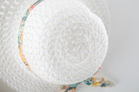 Load image into Gallery viewer, Baby Girls Flower Bow Print Beach Dresses And Accessories Hats Wholesale 220330367
