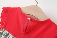 Load image into Gallery viewer, Baby Girls Flower Print Dresses And Accessories Hats Wholesale 220330369
