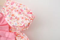 Load image into Gallery viewer, Baby Girls Flower Bow Print Dresses Wholesale 220330372

