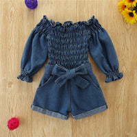 Load image into Gallery viewer, Baby Kid Girls Solid Color Rompers Wholesale 220330376
