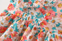 Load image into Gallery viewer, Baby Kid Girls Flower Bow Print Dresses Wholesale 220330394
