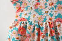 Load image into Gallery viewer, Baby Kid Girls Flower Bow Print Dresses Wholesale 220330394
