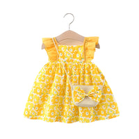 Load image into Gallery viewer, Baby Kid Girls Flower Fruit Print Dresses Wholesale 220330397
