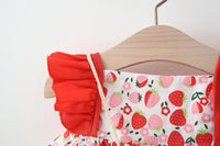 Load image into Gallery viewer, Baby Kid Girls Flower Fruit Print Dresses Wholesale 220330397
