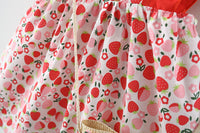 Load image into Gallery viewer, Baby Kid Girls Flower Fruit Print Dresses Wholesale 220330397
