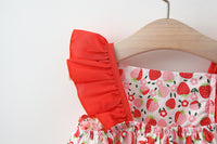 Load image into Gallery viewer, Baby Kid Girls Flower Fruit Print Dresses Wholesale 220330397
