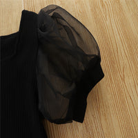 Load image into Gallery viewer, 2 Pieces Set Baby Kid Girls Solid Color Tops And Checked Skirts Wholesale 220330404
