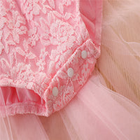 Load image into Gallery viewer, Baby Girls Rainbow Bow Lace Embroidered Rompers Wholesale 220330408
