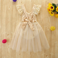 Load image into Gallery viewer, Baby Girls Rainbow Bow Lace Embroidered Rompers Wholesale 220330408

