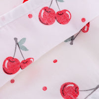 Load image into Gallery viewer, Baby Kid Girls Fruit Polka dots Bow Print Beach Dresses Wholesale 22033041
