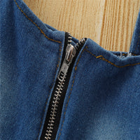 Load image into Gallery viewer, Baby Kid Girls Solid Color Dresses Wholesale 220330421
