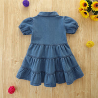 Load image into Gallery viewer, Baby Kid Girls Solid Color Dresses Wholesale 220330421
