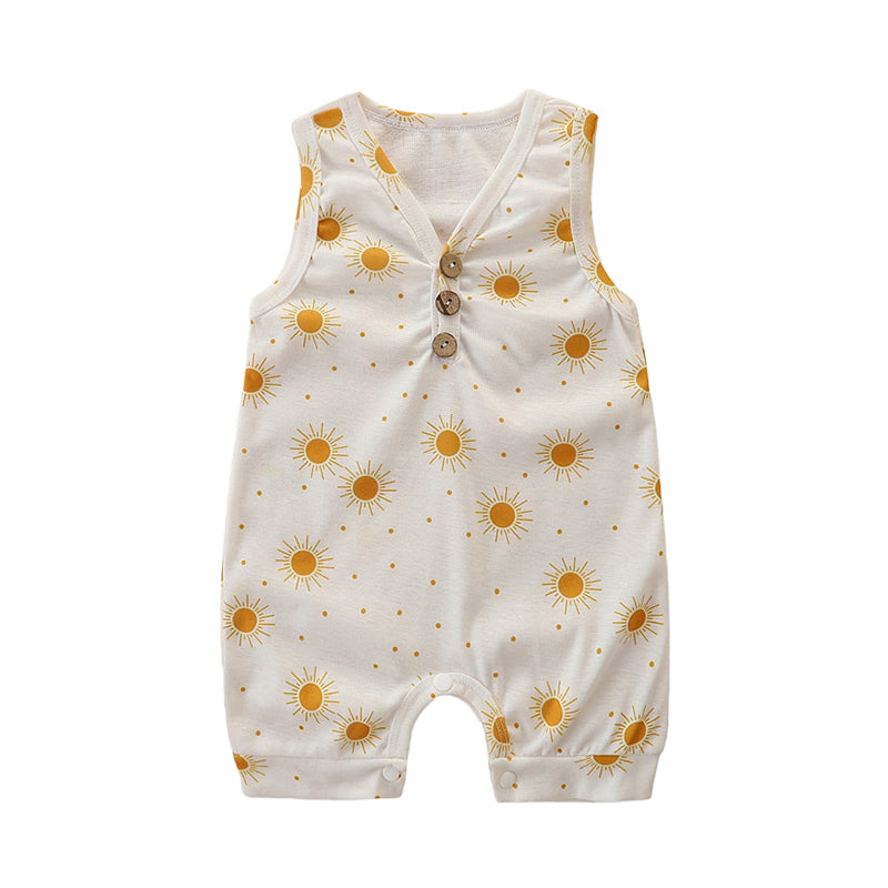 Baby Kid Girls Flower Polka dots Print Jumpsuits Wholesale 220330427