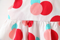 Load image into Gallery viewer, Baby Kid Girls Polka dots Bow Print Dresses Hats Wholesale 220330458
