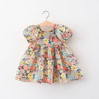 Load image into Gallery viewer, Baby Kid Girls Flower Print Dresses Wholesale 220330461
