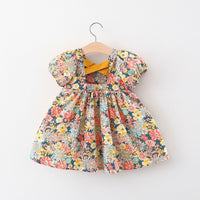Load image into Gallery viewer, Baby Kid Girls Flower Print Dresses Wholesale 220330461
