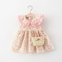 Load image into Gallery viewer, Baby Kid Girls Flower Print Dresses Wholesale 220330468
